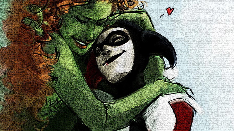 Gotham City Sirens, Harley Quinn, Poison Ivy, 1080P, Comics
