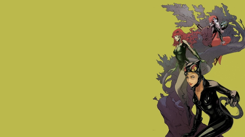 Harley Quinn, 1080P, Gotham City Sirens, Comics, Poison Ivy, Catwoman
