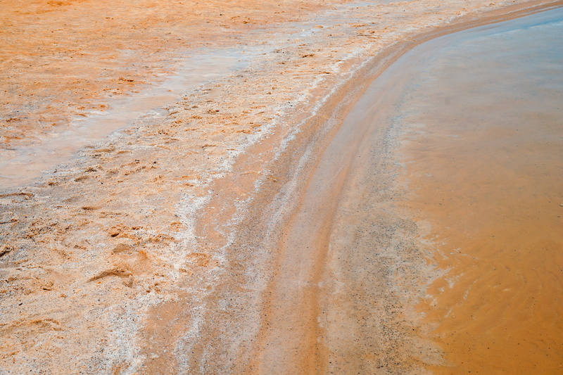 surface, ocean, daytime, israel, sand, power in nature, arid climate, sea, beside, brown, soil, tranquil scene, day, tranquility, texture, no people, scenery