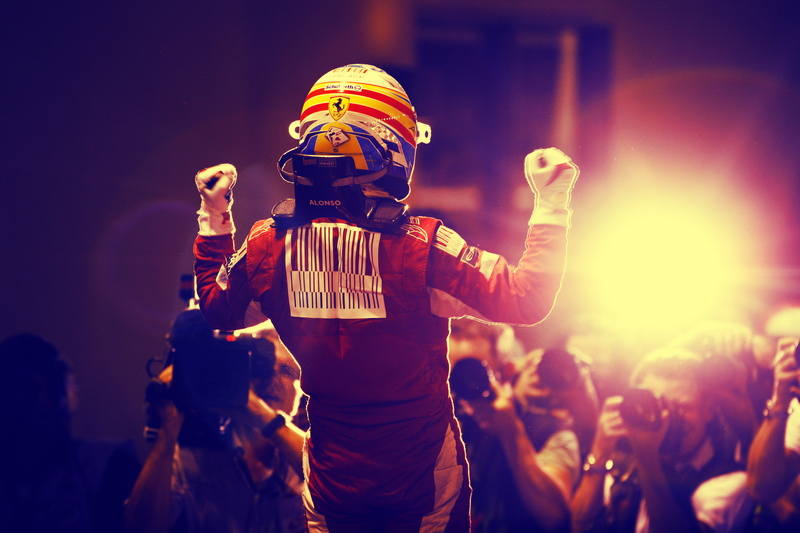 4K, Fernando Alonso, sport, celebrity, racing, men, Ferrari, sports