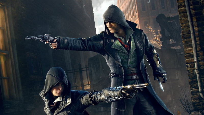 knit hat, young adult, hood, warm clothing, standing, jacket, gun, weapon, black, clothing, assassins creed, fantasy, adult, hood - clothing, 1080P, front view