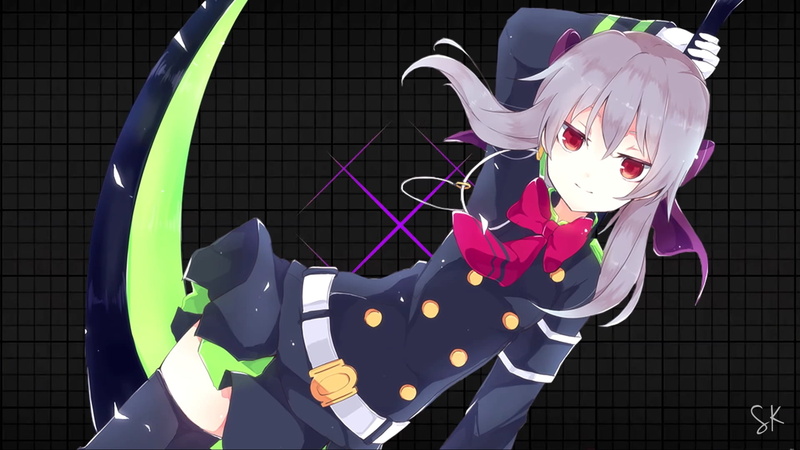multi colored, high angle view, close-up, 1080P, Owari No Seraph, purple hair, Hiiragi Shinoa, pink color, plant, representation, creativity, still life