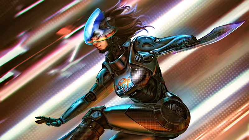 digital art, Alita, Battle Angel Alita, 3D, Alita: Battle Angel, concept art, fantasy art, science fiction, futuristic, CGI, 4K, cyberpunk, artwork, fan art