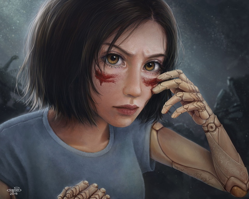 Alita: Battle Angel, Movie, 1080P