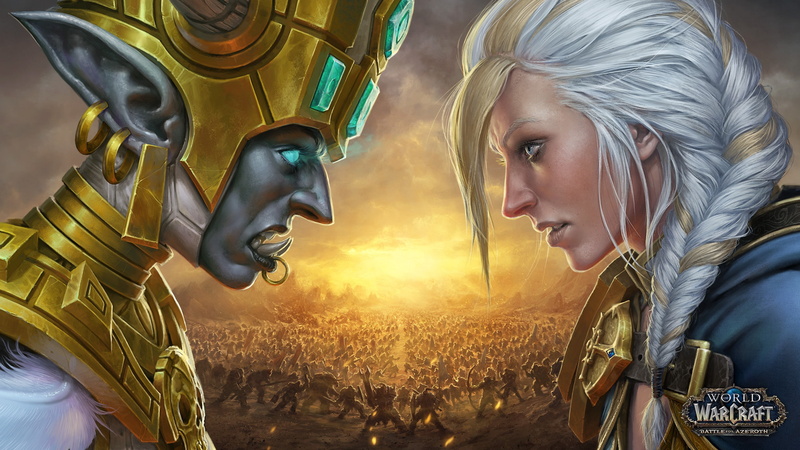 The battle for Azeroth, Troll, Wolrd of Warcraft, human, 2K, Jaina Proudmoore, girl, Battle for Azeroth, MAG, Alliance, people, mage