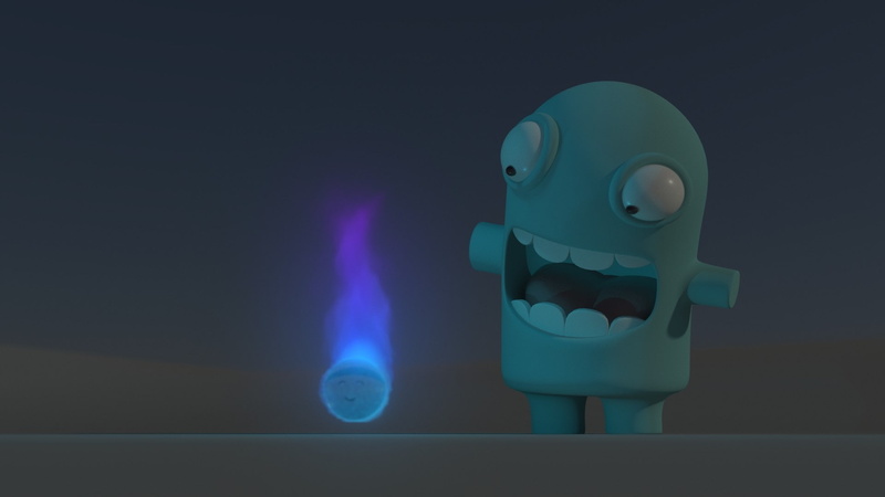 body part, blue, creativity, CG, no people, purple, studio shot, indoors, human representation, glowing, futuristic, male likeness, smiling, mystery, representation