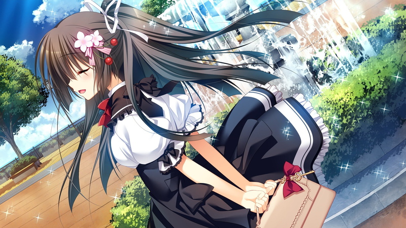 2K, anime girls, Game CG, anime, long hair, innocent girl, Nanami Hinako