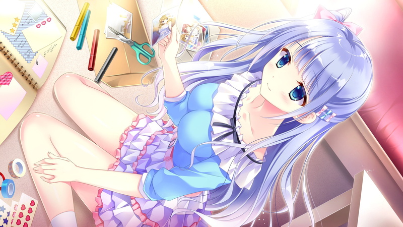 close-up, human representation, Ougi Ichika, variation, large group of objects, legs, retail, blue hair, blue eyes, anime, 2K, art and craft, anime girls