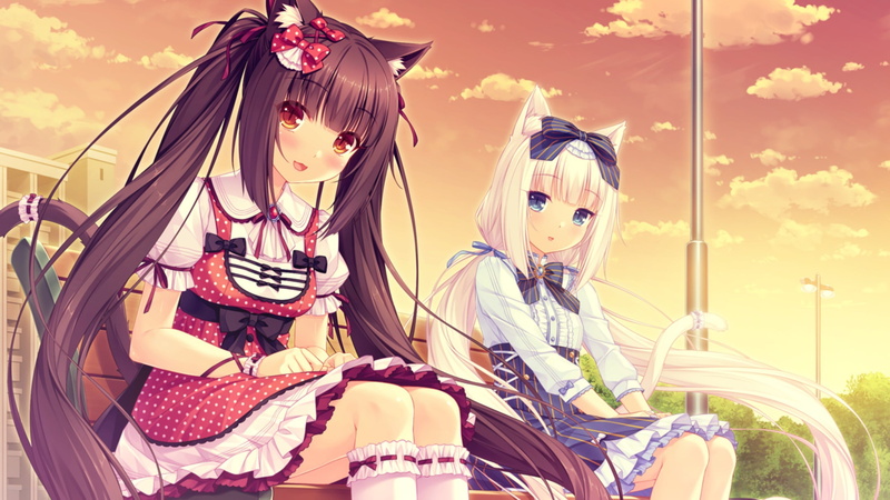 Neko Para, real people, leisure activity, girl, people, sunlight, nature, Chocolat (Neko Para), hairstyle, cloud - sky, plant, 2K, arts culture and entertainment