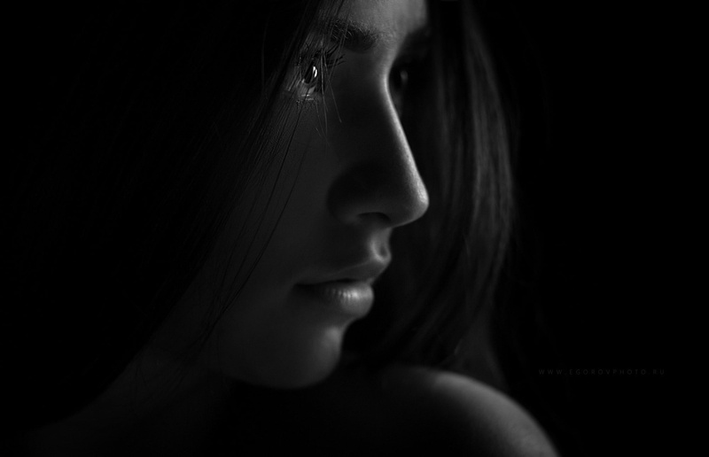 women, simple background, offspring, childhood, headshot, portrait, indoors, emotion, looking, close-up, innocence, sadness, human body part, eyes, one person
