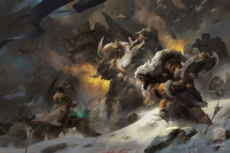 World of Warcraft, fantasy art, Thrall, 720P, Durotan