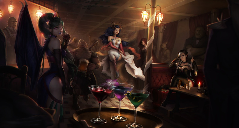 art, elf, girl, 8K, dress, Antalya, Evelyn, MAG, wings, vampire, cocktail, Lana Solaris, casino