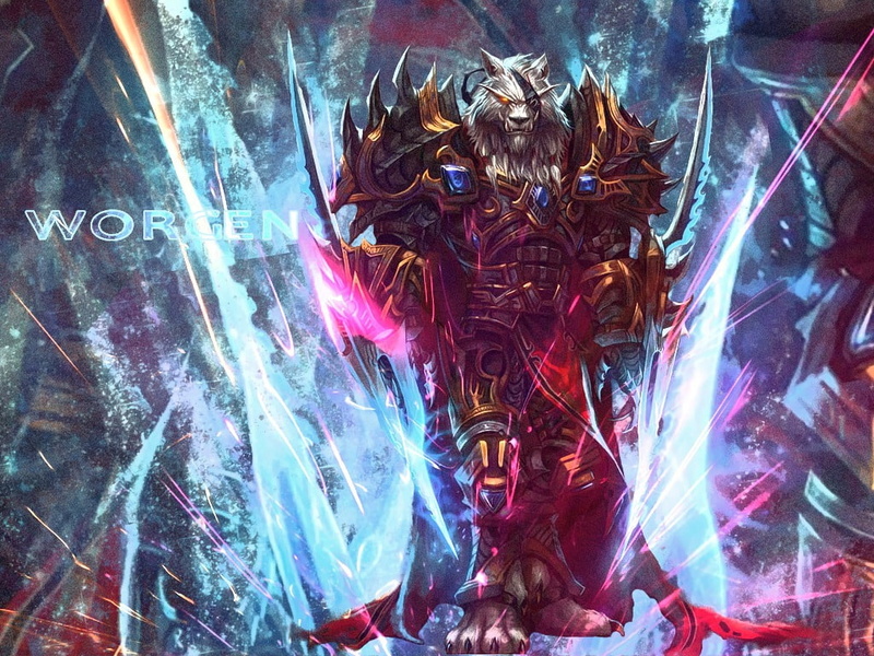 Worgen, 480P, video, hd, warcraft, games, art, world, Cataclysm, Warrior