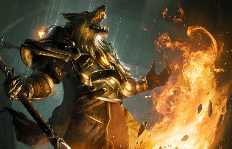 art and craft, men, sculpture, sparks, statue, burning, arts culture and entertainment, creativity, staff, worgen, mammal, metal Industry, werewolf, holding