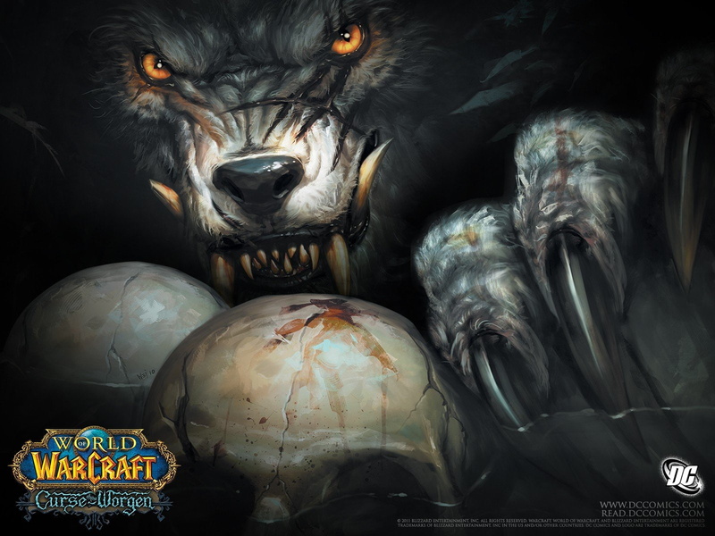 curse, werewolves, comics, worgen, warcraft, cataclysm, world, 720P