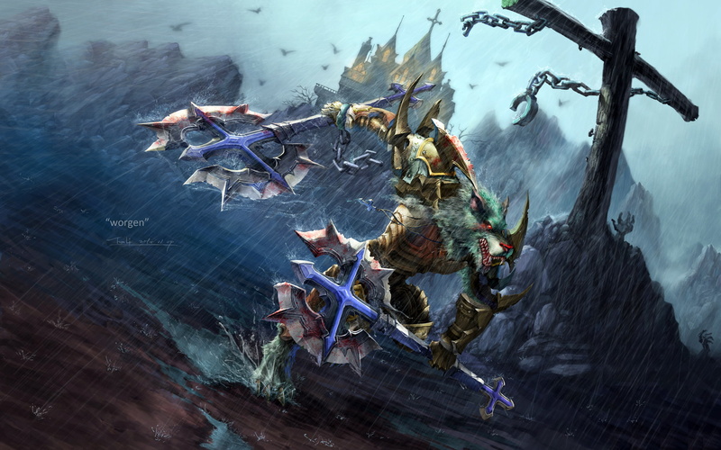 worgen, 1080P, world, warcraft, wow