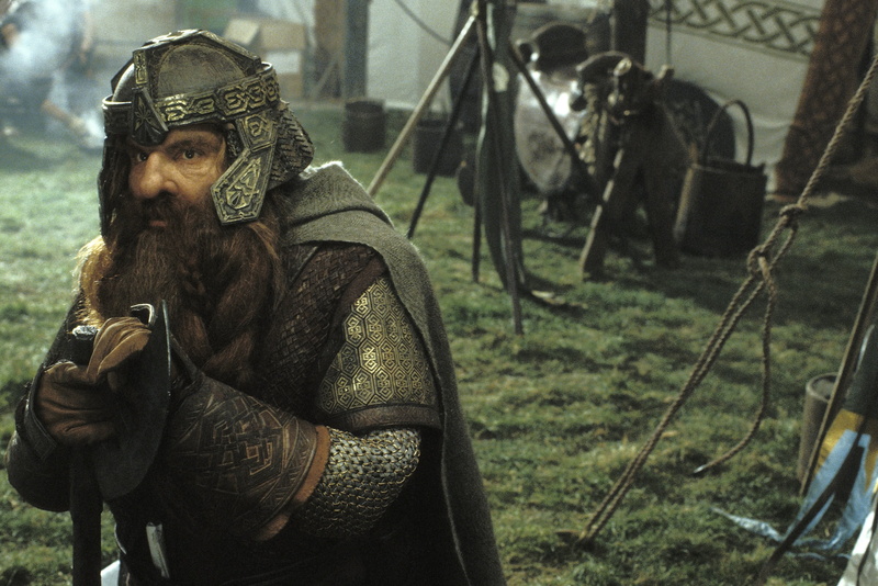 dwarfs, day, land, movies, looking, holding, Gimli, waist up, portrait, leisure activity, warm clothing, lifestyles, young adult, glasses, cap