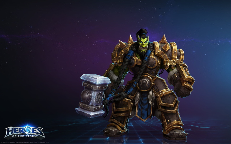 Video Game, 1080P, Thrall (World Of Warcraft), Heroes of the Storm