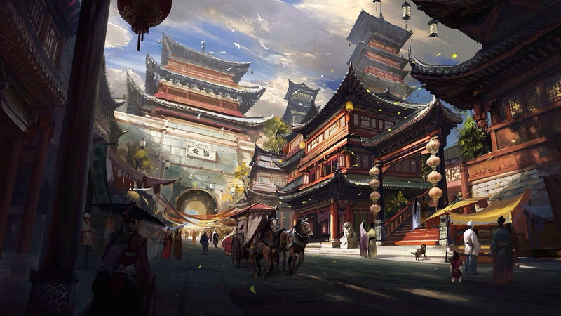 fantasy city, Silkroad Online, 1080P, video games