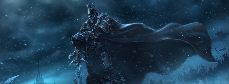 outdoors, ice, video game, sculpture, illustration, 2K, representation, menethil, gray, arthas, nature, cold temperature, concept art, Arthas Menethil