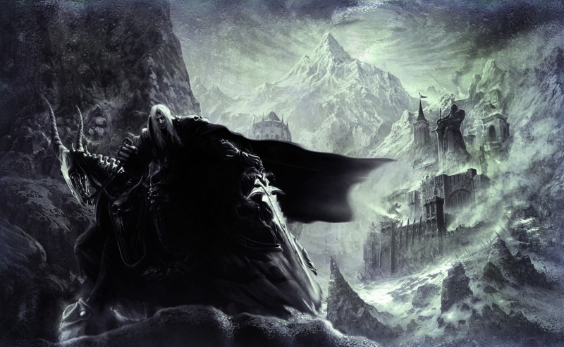 beauty in nature, low angle view, warcraft, warcraft 3, scenics - nature, power, Arthas Menethil, monster, waterfall, rock, video game, 2K, nature, flowing water