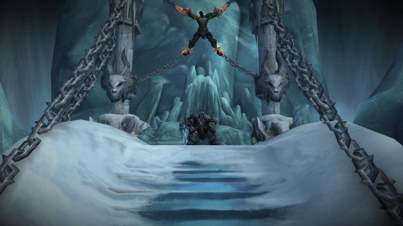 In-Game Photography, The Frozen Throne, Raid, World of Warcraft: Wrath of the Lich King, Arthas Menethil, screen shot, Bolvar Fordragon, 4K, Icecrown Citadel