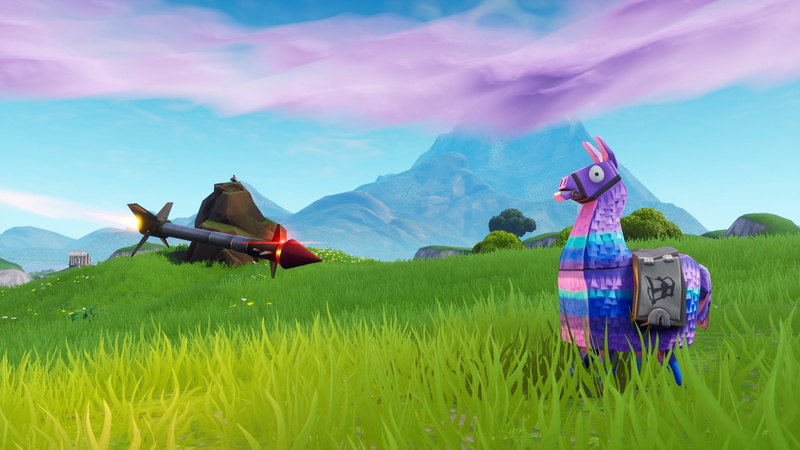 Fortnite, Video Game, Rocket, 1080P, Llama