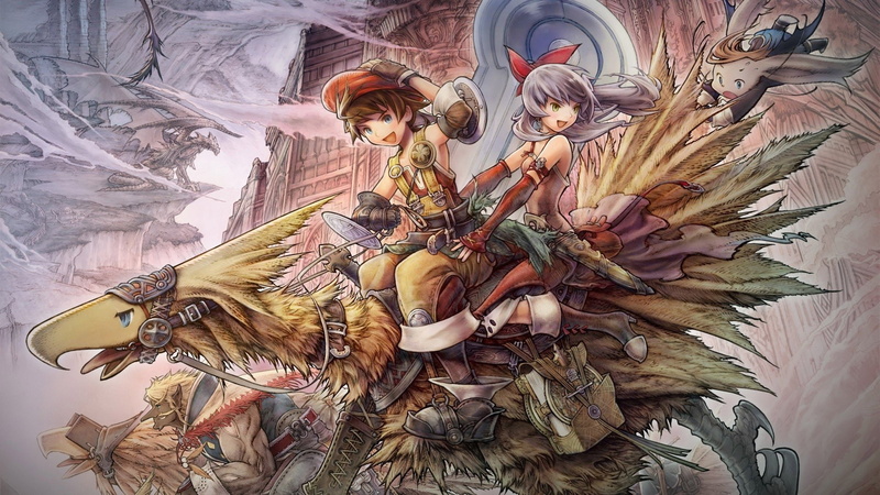 Adelle (Final Fantasy), Final Fantasy, 1080P, Girl, Hurdy (Final Fantasy), Bird, Anime, Final Fantasy Tactics A2: Grimoire of the Rift, Luso Clemens, Dragon