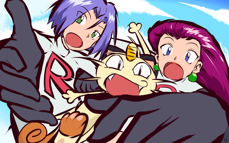 2K, Pokémon, Meowth, Jessie (Pokémon), James (Pokémon), Team Rocket