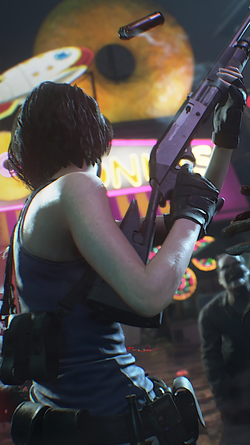 zombies, video game characters, Resident Evil 3 Remake, Jill Valentine, Resident Evil, 4K, Resident evil 3, Resident Evil HD Remaster, video game girls