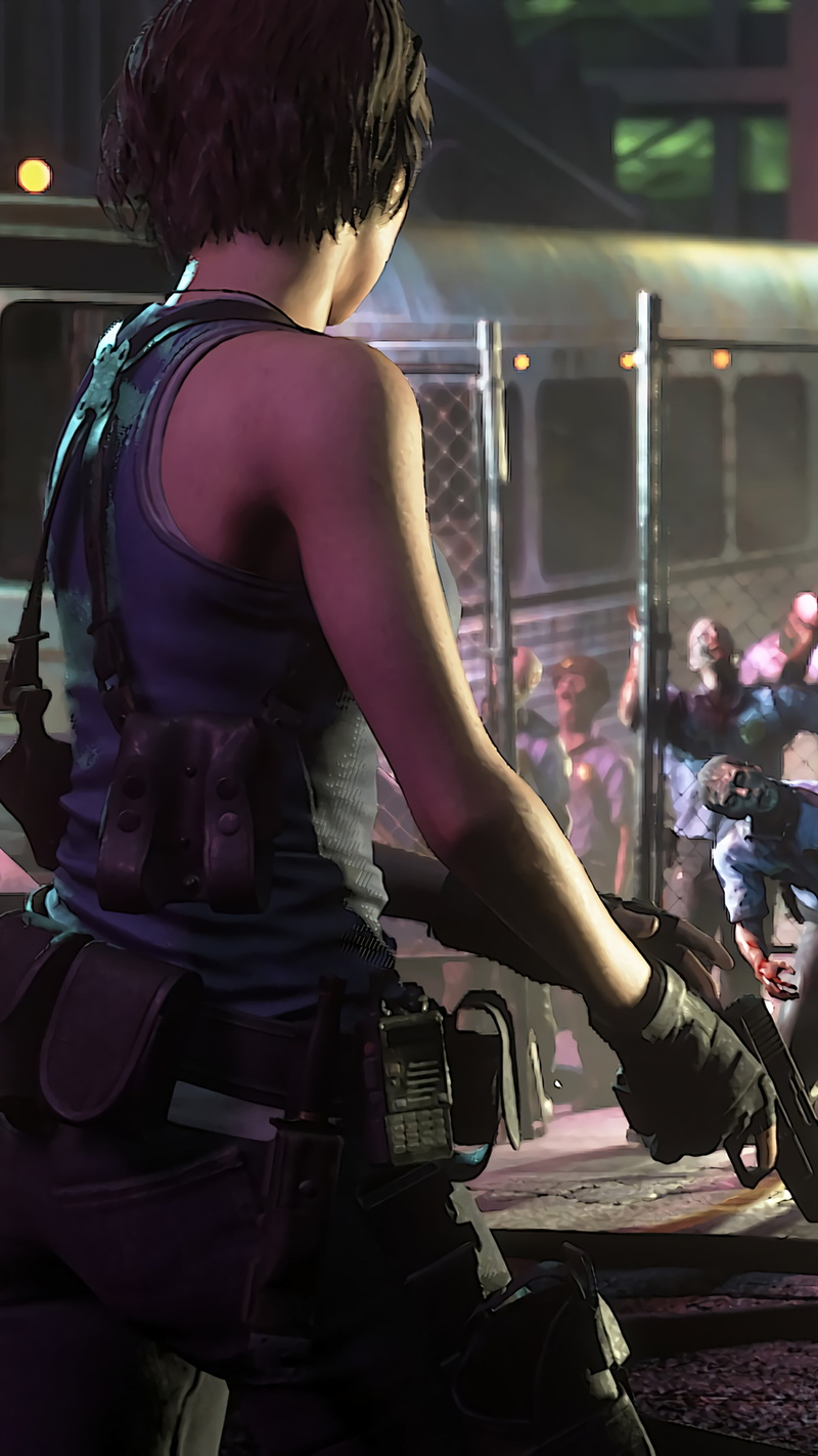Resident Evil, video game girls, Resident Evil HD Remaster, Resident Evil 3 Remake, video game characters, Video Game Horror, video game art, zombies, 4K