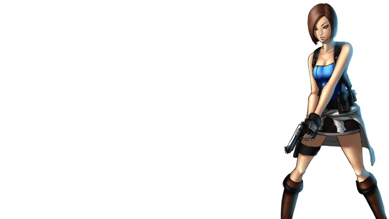 evil, hd, jill, valentine, 1080P, resident, capcom, video games, white