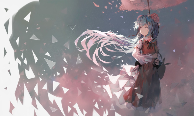 1080P, anime girls, long hair, anime, Anime Grasoso