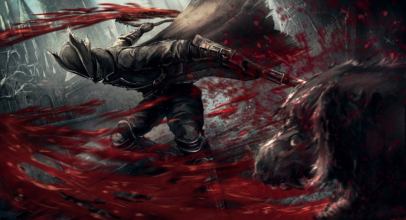 nature, Blood, close-up, adult, human representation, red, Dark, indoors, motion, Bloodborne, technology, day, Video Game, machinery, men, art and craft