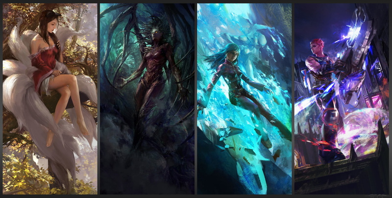 1080P, Mazert Young, Kula Diamond, League of Legends, Ahri, Ahri (League of Legends), Zarya (Overwatch), Kerrigan