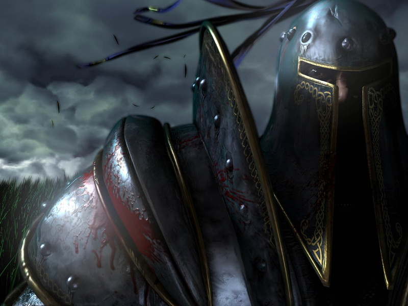 knight, 1080P, computer, Footman, genre, armor, formidable and ready to fight., Warcraft 3, RTS, digital, human, the game, infantryman, RPG