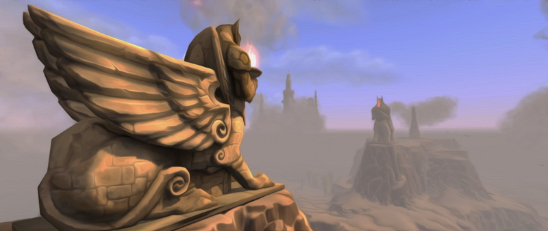 representation, the past, outdoors, WOW 3, 2K, spirituality, angel, statue, World of Warcraft, sculpture, no people, art and craft, travel, architecture