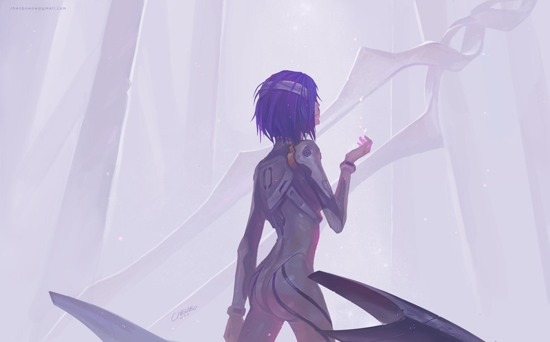 anime, bodysuit, 720P, Chenbo, Ayanami Rei, Neon Genesis Evangelion