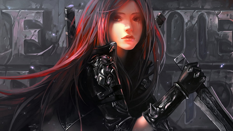 Katarina, video games, League of Legends, Chenbo, 1080P