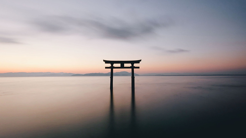 silhouette, religion, spirituality, horizon, cloud - sky, beauty in nature, orange color, sky, dusk, no people, 3,316 16:9 Aspect Ratio s (SFW), 1080P