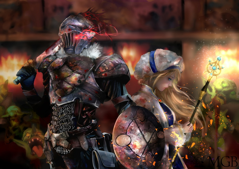 5K, Onna Shinkan, Goblin Slayer, Anime