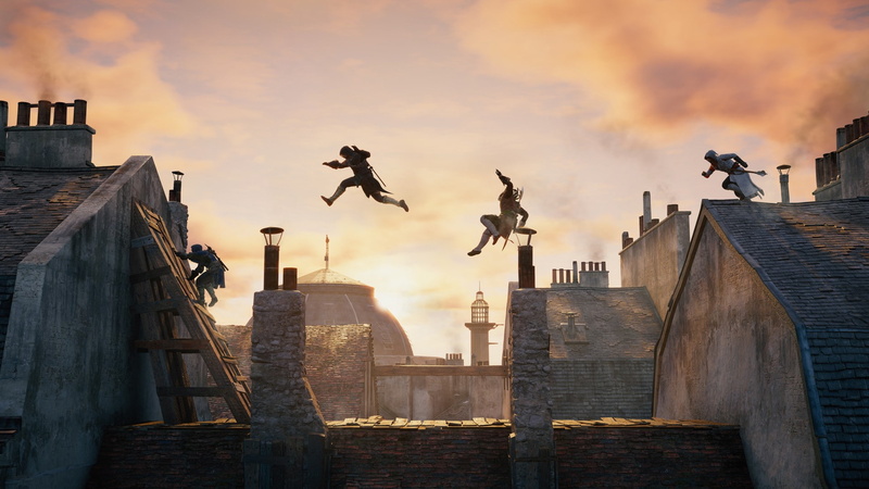 1080P, Assassins Creed  video games  rooftops  sequence photography  parkour