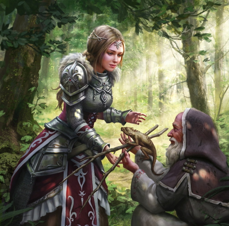 gift, man, old man, 480P, The gift, anotherwanderer, fantasy, girl, legend of the cryptids, jeridan, forest