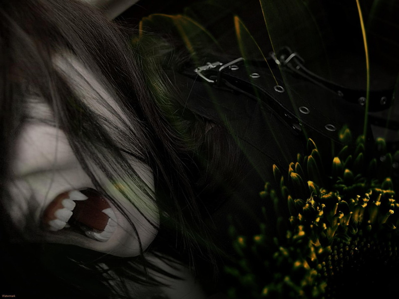 emo-vampire-girl, girl, emo, vampire, 1080P, 3d and abstract