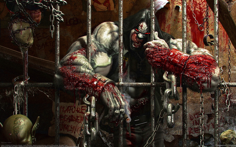 fantasy, blood, hd, 2K, monster, prison