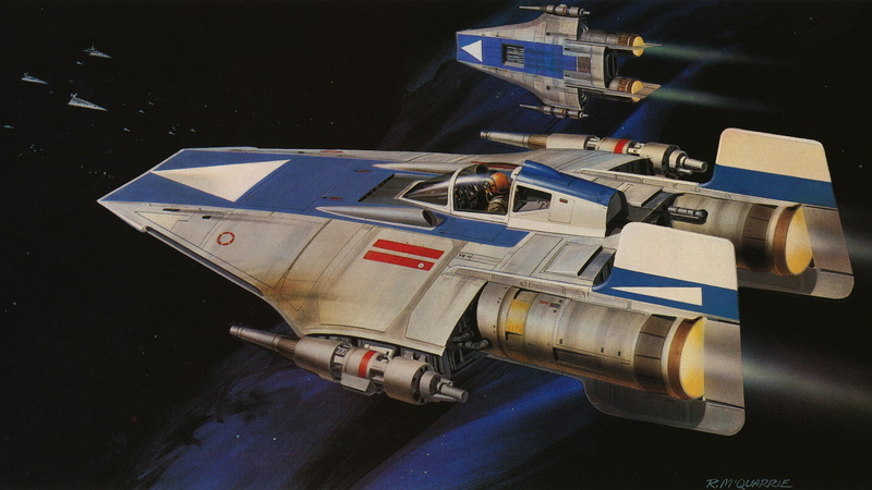 Star Wars, artwork, 2K, A-Wing, spaceship, Rebel Alliance