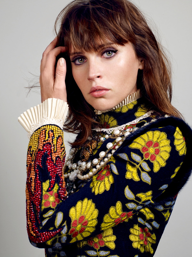 fashion model, long hair, headshot, Felicity Jones, 2K, clothing, actress, portrait, contemplation, body part, young adult, beautiful people, beautiful woman