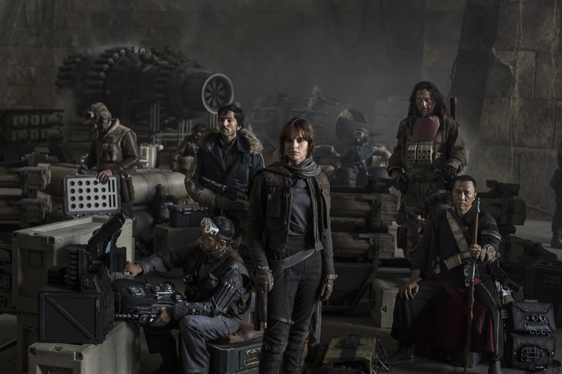 Felicity Jones, 4K, Chirrut Îmwe, Star Wars, Diego Luna, Donnie Yen, Jiang Wen, Jyn Erso, Rogue One: A Star Wars Story, Riz Ahmed
