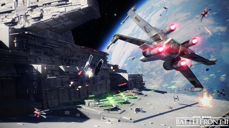 1080P, Star Wars Battlefront II, Star Destroyer, Star Wars, X-wing, Star Wars: Battlefront