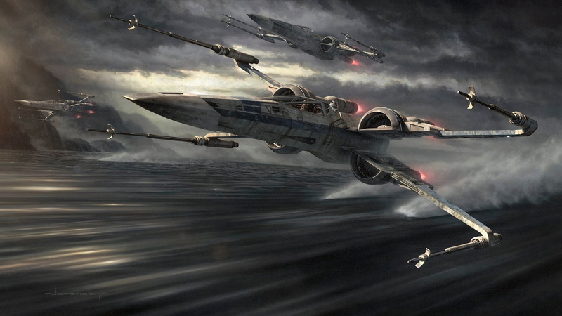 flying, day, government, navy, plane, motion, Star Wars, aerospace industry, nature, on the move, military, X wing, cloud - sky, transportation, fighter plane